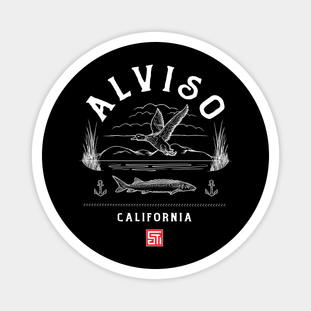 Alviso California Reversed Magnet by Sharpest Tools